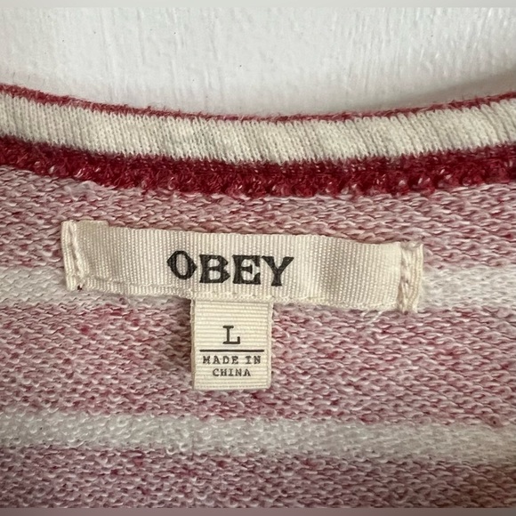 Obey Long-Sleeve Striped Shirt - Picture 3 of 3